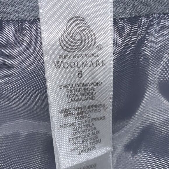 Liz Clairborne Collection wool button-down vintage oversized blazer. Size 8 - Picture 14 of 16